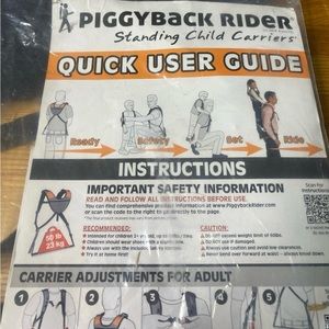 Piggyback Rider Standing Child Carrier